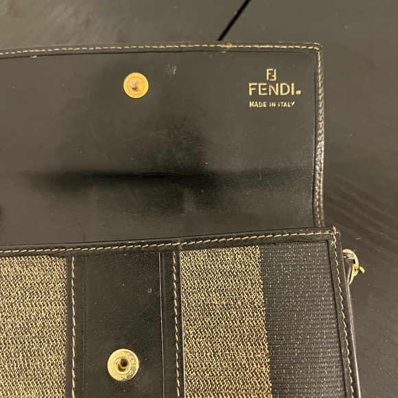 Vintage Fendi Wallet w/Key ring - Picture 5 of 8